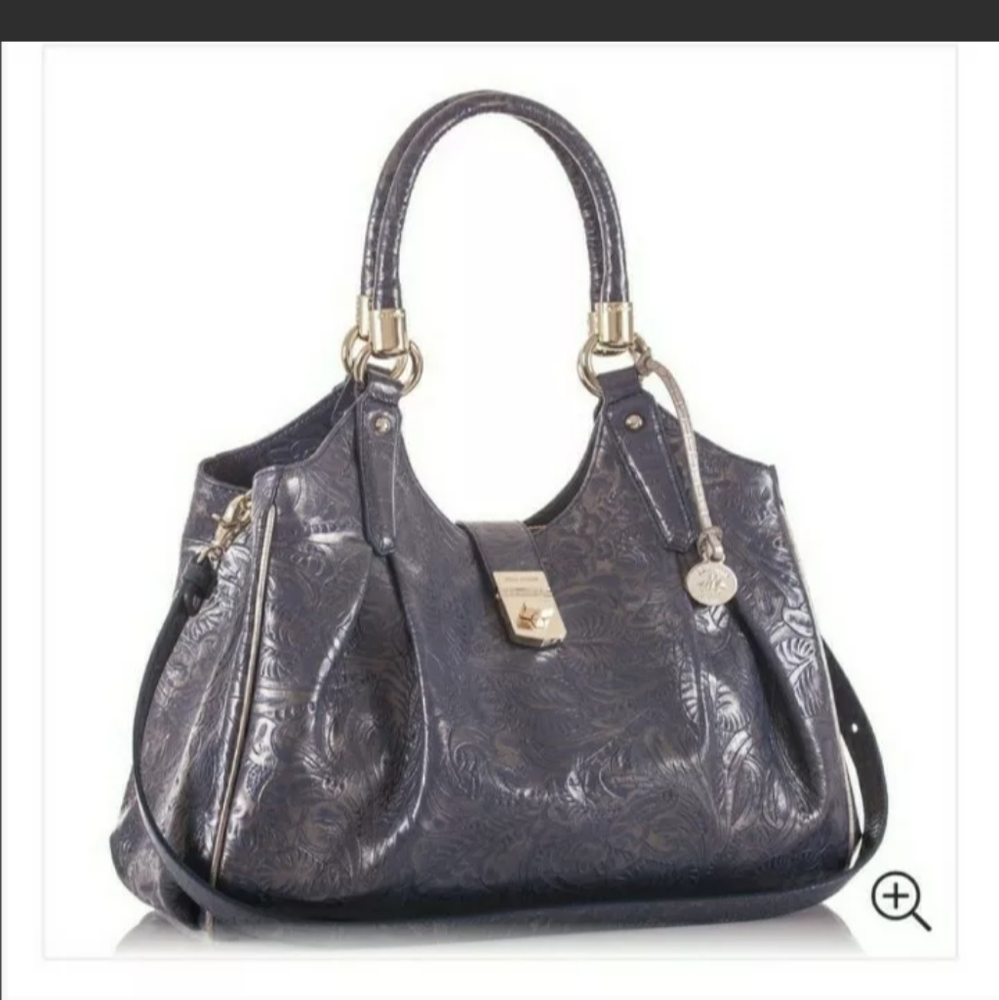 Brahmin Elisa Blue Hobo HTF